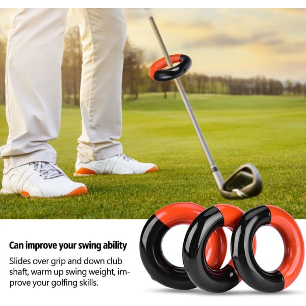 3 delar Golf Weighted Ring Golf Swing Ring Weighted Ring för Dri