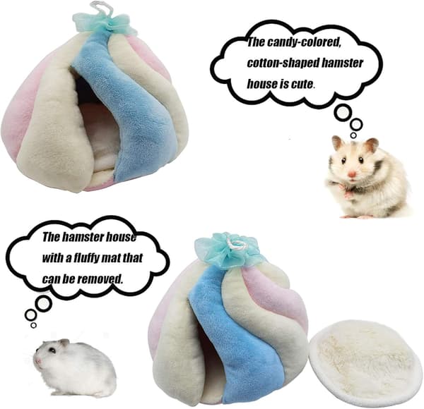 Hamster varm seng, lille dyr Hamster bomuldssove rede Plys