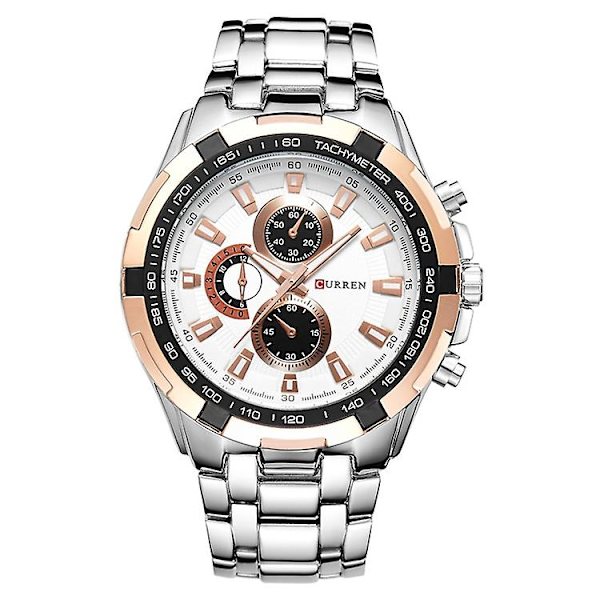 Curren 8023 Men Rostfritt stål Analog Sport Quartz Watch DXGHC