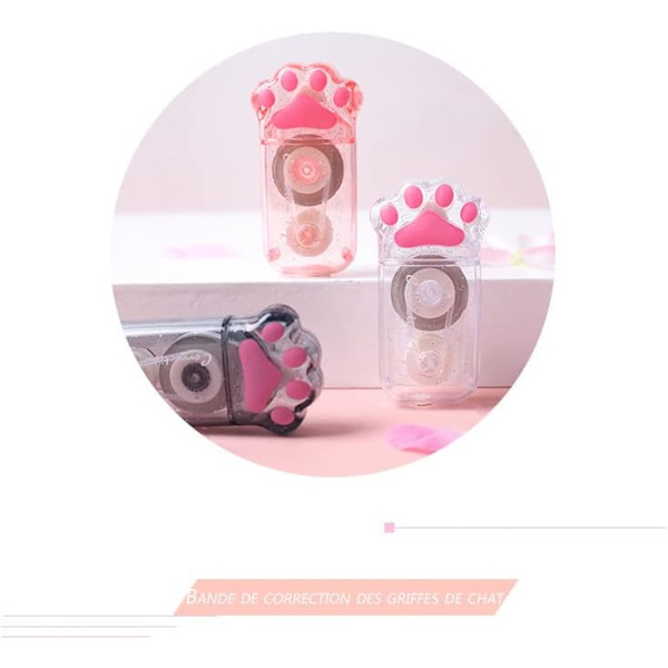 3 Pak Søde Rettelsebånd, Kat Rettelsebånd, Kawaii Farver