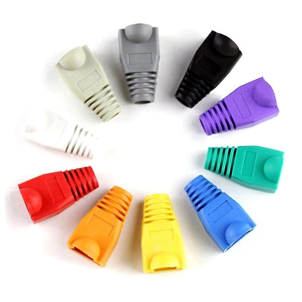 100st Rj45 Jacka Super Penta Crystal Head Jacka Plast Pr DXGHC