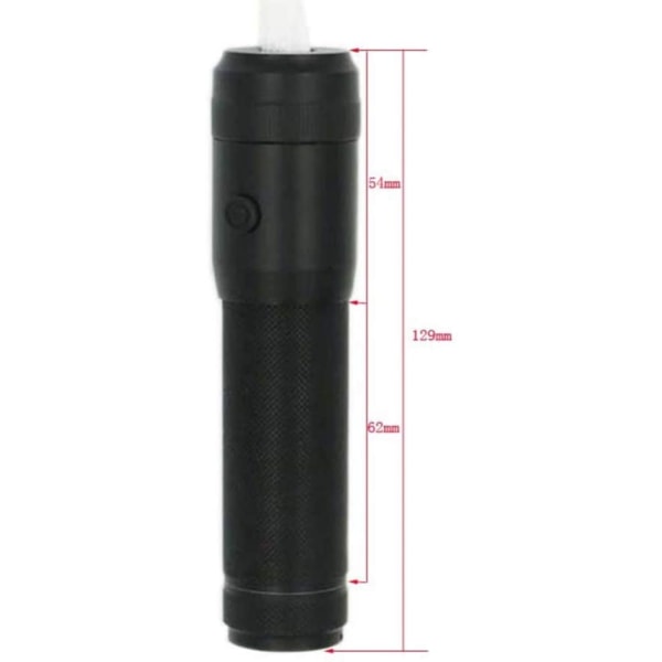 2 stk. LED Fiberoptisk Pisk Dans Space Whip Super Lys Oplyst