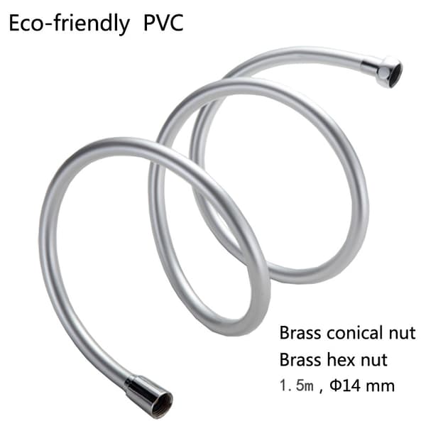 PVC dusjslange sølv dusjslange dusjhode innløpsrør br