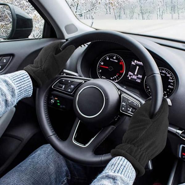 Vinterhansker Touchscreen Hanske Palmelær Insulert Fleece Therm