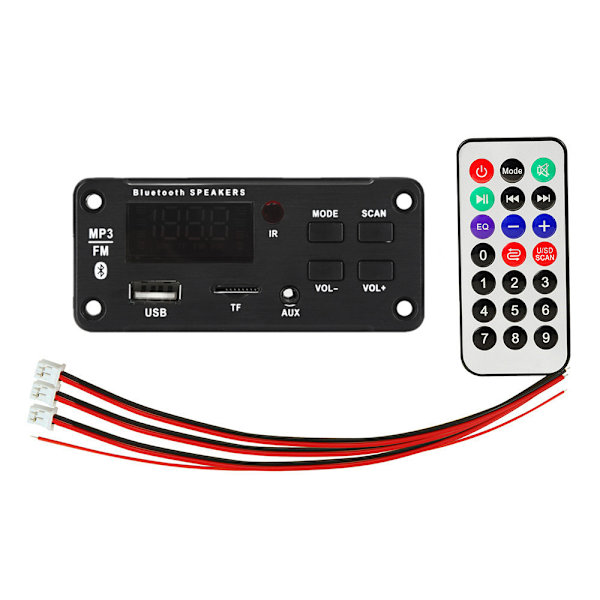 Uusi suuri värillinen näyttö Bluetoothilla ja tehovahvistimella 2 * 25W