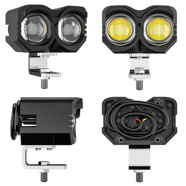 Motorcykel extra lampa lämplig för terrängmotorcykel, a