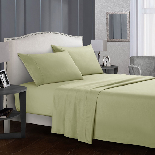 4-delat Set Queen Size Lakanset - Andningsbart & Kylande Lakan -