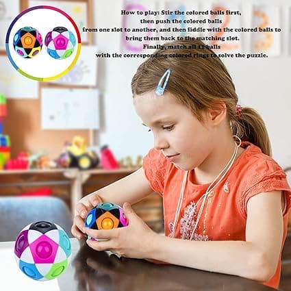 Regnbue Magic Balls - Magic Balls til Børn og Voksne (Pakke med 2)