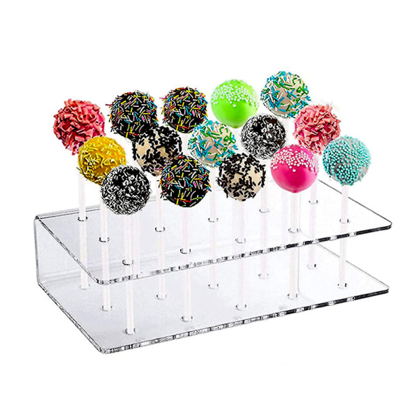 Transparent acrylic lollipop display stand 15-hole candy stand di