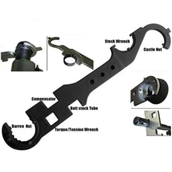 Passer til AR15 / M4 Taktiske Våbensmede Rifle Spanner T