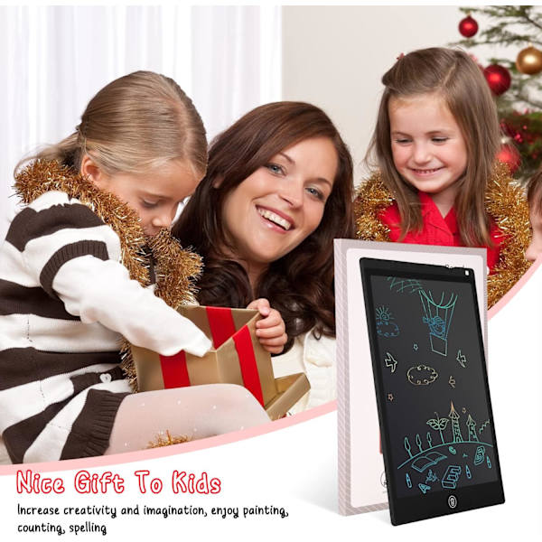 12 Tommer Farverig LCD Skrivetablet, Stor Tegnebræt, Chi DXGHC
