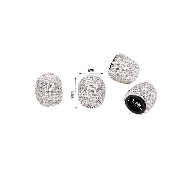 Bling Ventilkapper, 4 Pak Dækventilkapper, Universelle Håndlavede