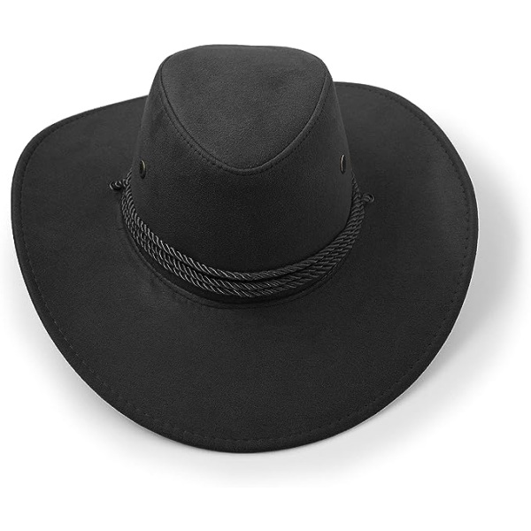Cowboyhatt, Solhatt i filt konstläder, Resekeps i cap, Western