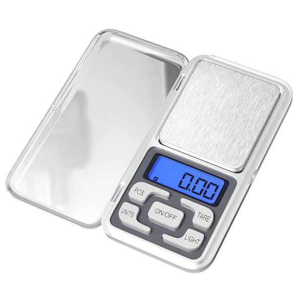 Præcisionskøkkenvægt, 0,01g-500g, Mini Multifunktionel Mad S