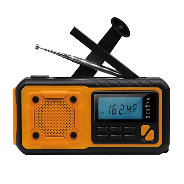 Bärbar Dynamo Överlevnadsradio, Bärbar Batteridriven Radio w