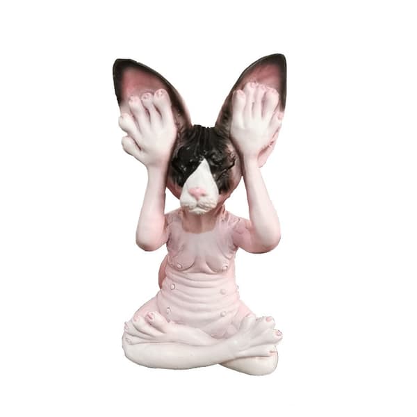 3 stk. Se ikke, lyt ikke, eller tal om meditation. Sphinx, a