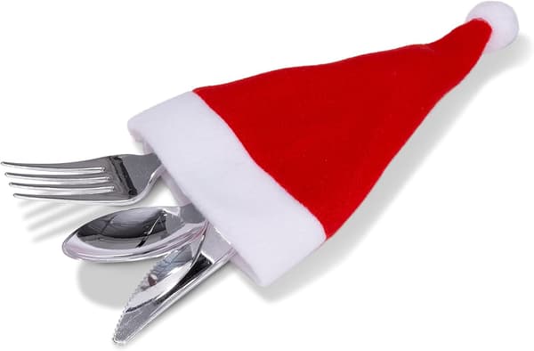 20 Mini Julemandshuer, Bestikpose (12cm) - Mini Julemand DXGHC