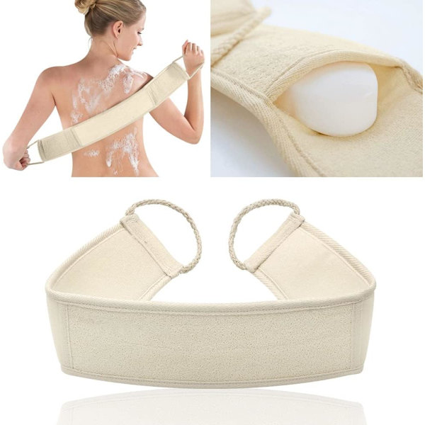 Badbälte Organisk Peelingrengöring Massage Ryggrengörare