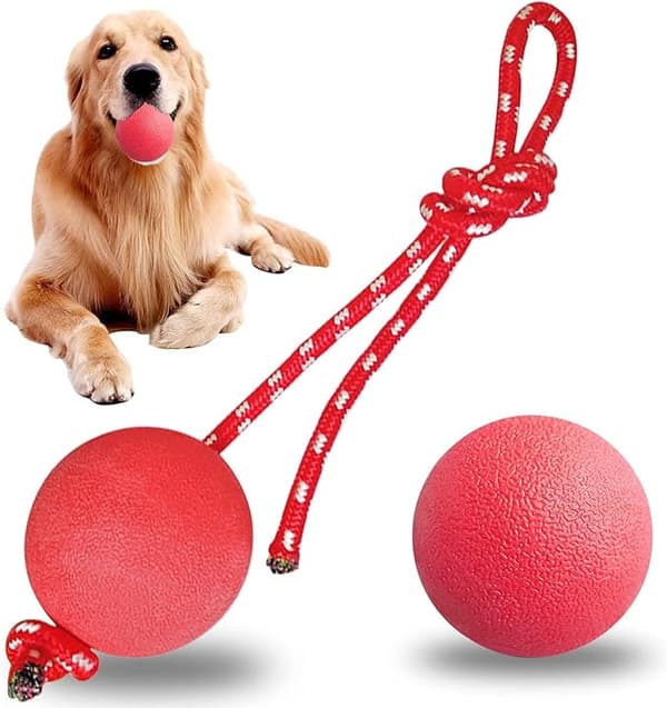 Repboll Hundleksak, 3 St Katt Tuggleksaker, Gummiball Rep D DXGHC