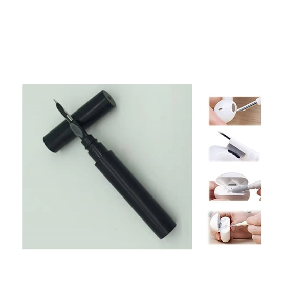 2-pack 3-i-1 multifunktionellt rengöringsset, Bluetooth-hörlursrengöring
