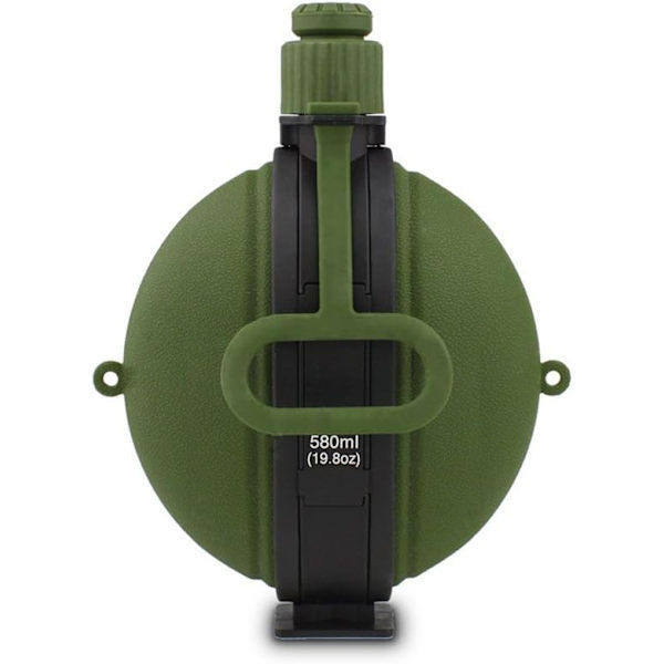 580ML/19.8OZ Vikbar Militär Vattenflaska Fällbar Vattenkokare