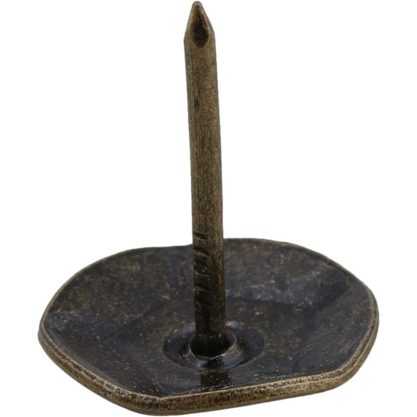 Set med 50 dekorativa bronsnaglar 23 x 19 mm