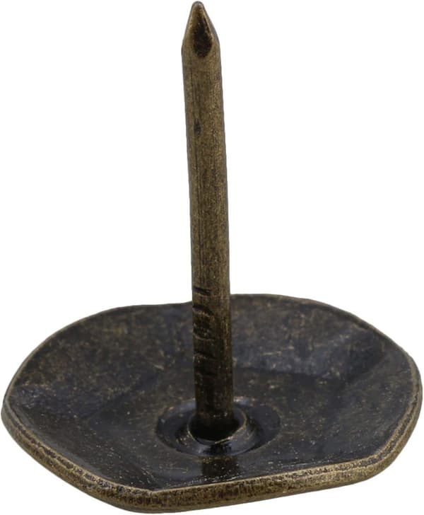 Sett med 50 dekorative bronse spiker 23 x 19 mm