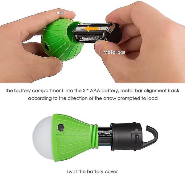 LED Camping Lanterne Ultra Lys Nødblinklys Lanterne Pære COB