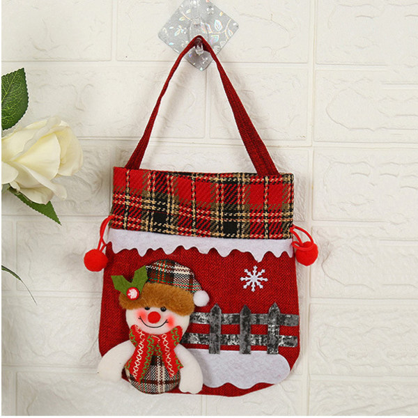 4 stk Julepose eplepose dekorativ gavepose (20*23CM)
