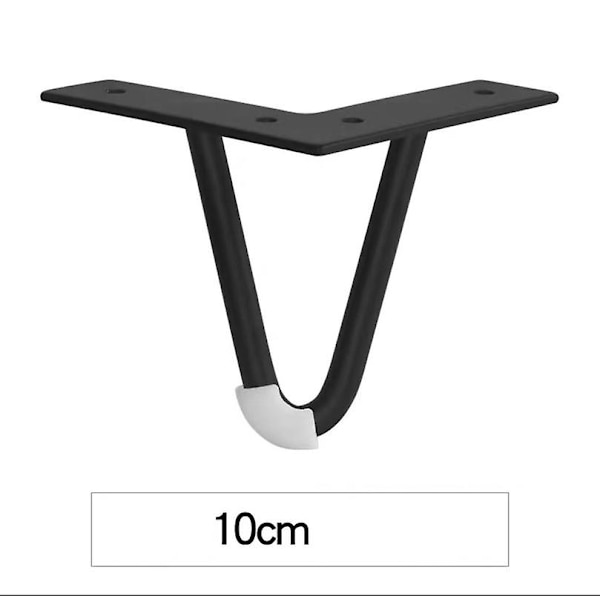 4st hårnålsbordsben modern stil, DIY-metallmöbler avgift DXGHC