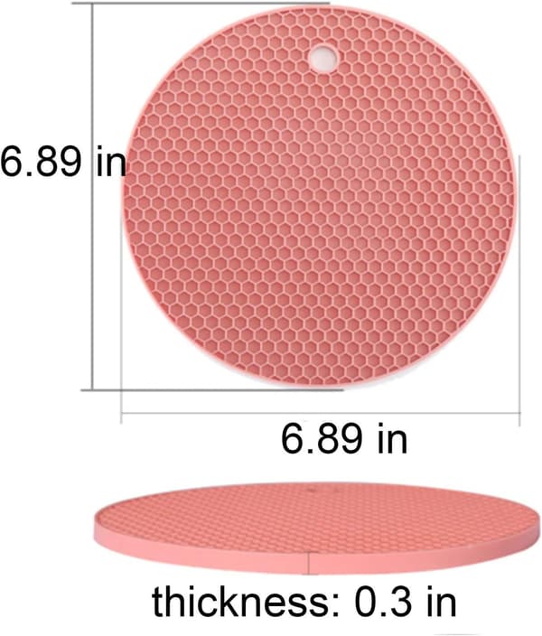 4 kpl Monipuoliset Silikoninen Alusmatot, Kuumakäsittelyalustat DXGHC
