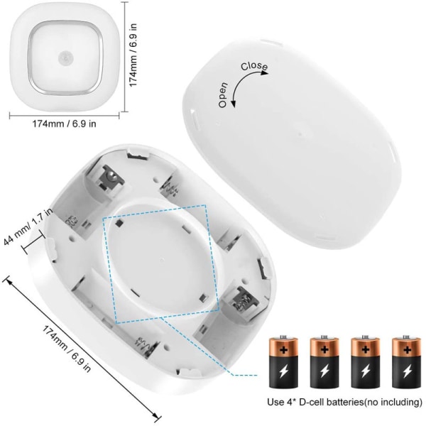 Menneskelig induksjons taklampe Kreativ korridor taklampe Wi