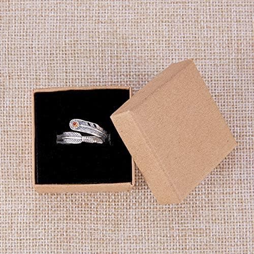 Sett med 1 presentasjonsboks for armbånd og ringer 5 ​​x 5 cm DXGHC