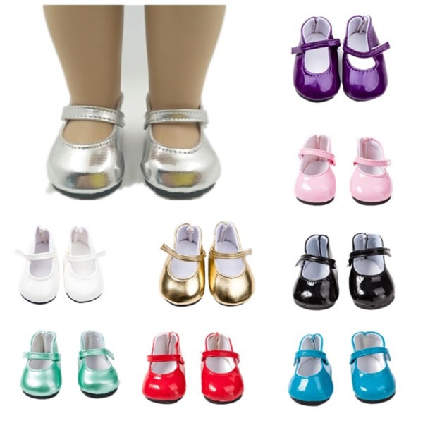 18 tommer amerikanske pige dukke sko Amerikanske pige dukke sko (9 stk)