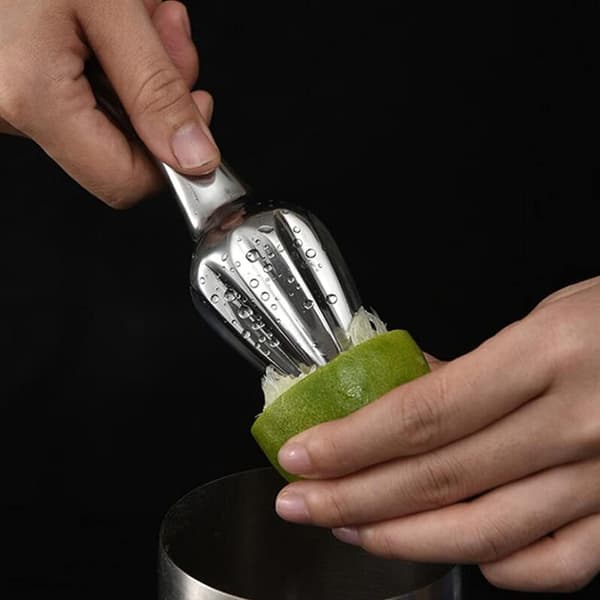 Rustfrit Stål Citruspress Kiwi-Presser Manuel Frugtpresser Lem