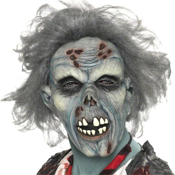 Rutten zombie-mask, Huvudtäckande, latex One Size