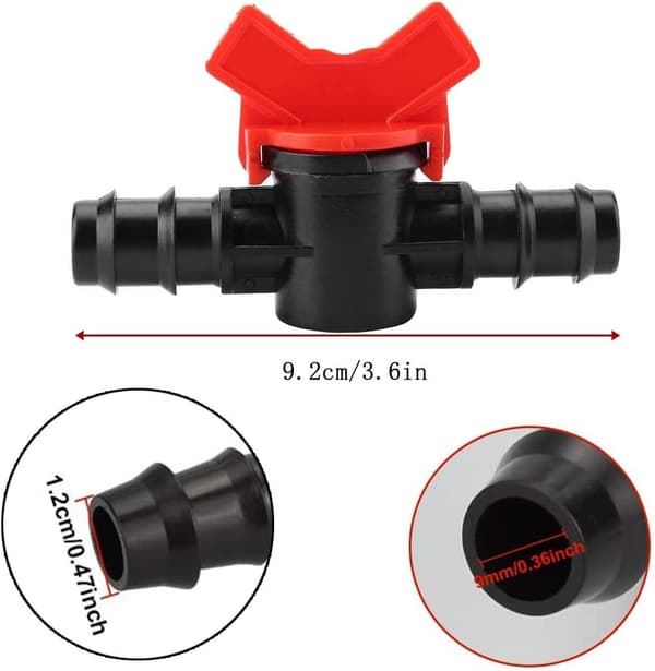 Vattenventilomkopplare PE Plastventil Akvarieaccessoarer med DXGHC