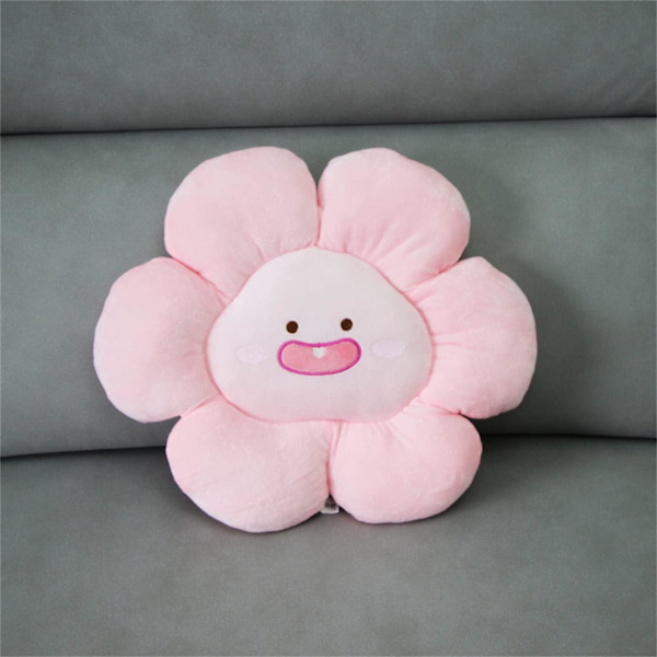 Plush Smiley Solroskudde Smiley Kudde Sov Kudde Kudde C