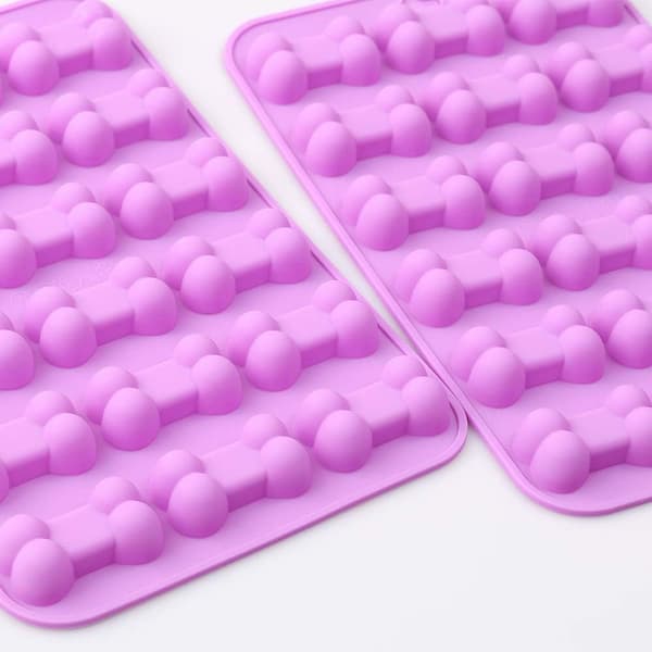 Benformade Silikonformar, 4-pack med 18 hålrum, Livsmedelsklassad Silikon