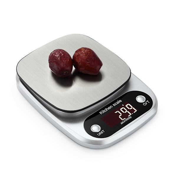 Digital Køkkenvægt - Fra 1g til 10kg - Rustfrit Stål DXGHC