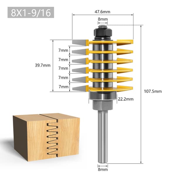 Stable Stakkbar Justerbar Sporfreser 8mm Tennforbindelseskutter