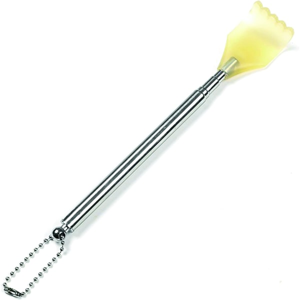 Portable Extendable Stainless Steel Back Scratcher, Telescopic Ba