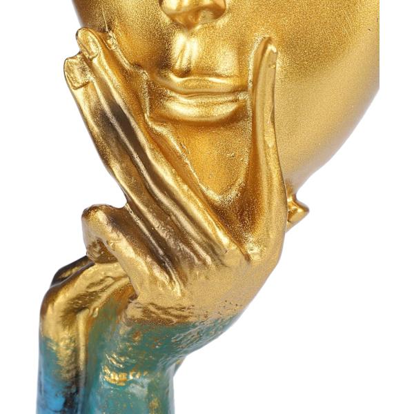 Harpiks Abstrakt Ansigt Statue Abstrakte Figurer Håndværk Ornamenter W