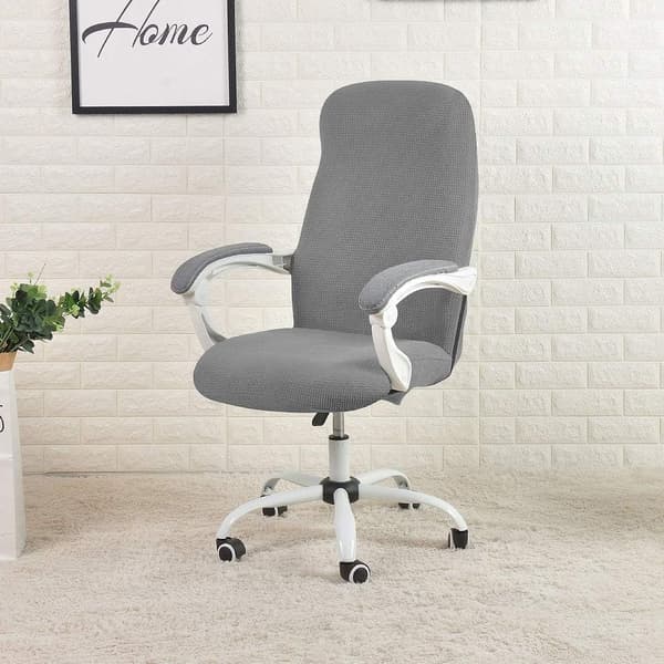 Computerstol Étdelt Svingstol Betræk Kontorstol Rygbetræk