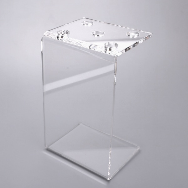 Klar Akryl Saks Holder 5 Huller Skrivebord Frisør Com DXGHC