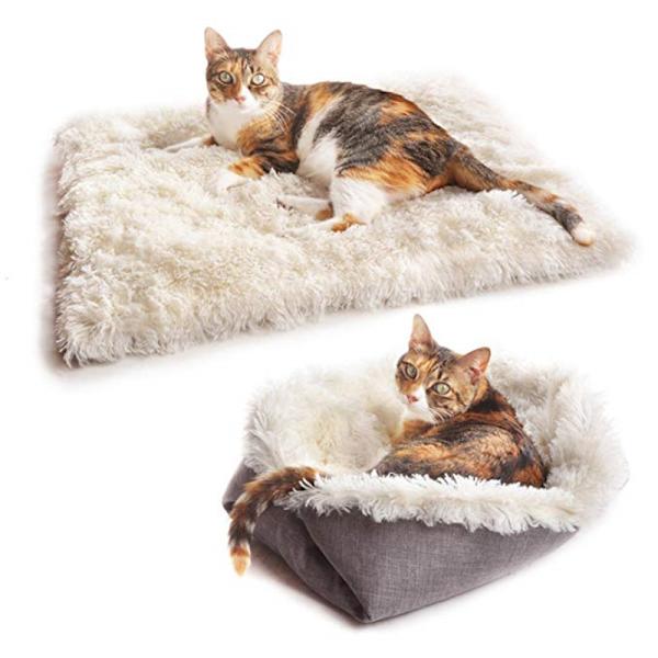 Kattbädd Dubbel Användning Hundbädd Hundfilt Kattkorg Kattkoja D