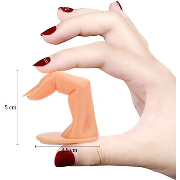 10 st Fingerträningspraktik Fingermodell Naglar Konst Naglar Praktik