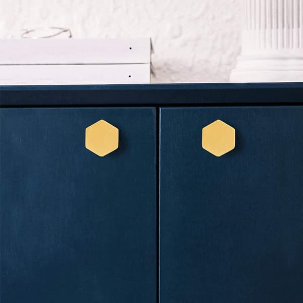1-1/10\" Solide Messing Knapper til Sko-skabe og Sekskantede Kommoder