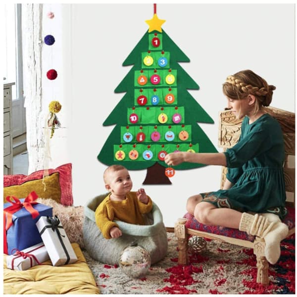 Filtet juletre barn DIY digital stereo julepynt