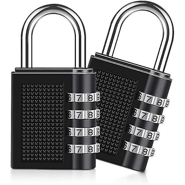 Cadenas Combinaison [2 Pices], 4 Chiffres Serrure Combine, P DXGHC